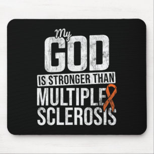 Stärkere Multipler Sklerose Frau Awareness Orange  Mousepad