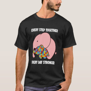 Stärkere Mutter Tochter Autistische Mädchen Autism T-Shirt