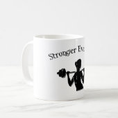 Stärkerer Alltag - Frauen Kaffeetasse (Vorderseite Links)