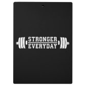Stärkerer Alltag - Workout Inspiration Klemmbrett (Rückseite)