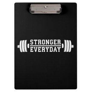 Stärkerer Alltag - Workout Inspiration Klemmbrett