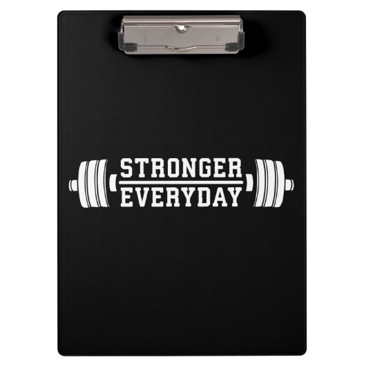 Stärkerer Alltag - Workout Inspiration Klemmbrett (Vorderseite)