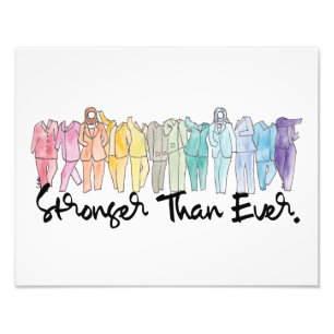 Stärkerer zusammen Großdruck Fotodruck