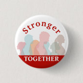 Stärkeres Diversity - Multi-Cultural Race Button (Vorderseite)