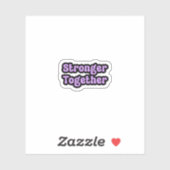 Stärkeres Lila Epilepsie-Bewusstsein Aufkleber (Blatt)