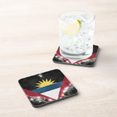 Starkes Antigua und Barbuda Untersetzer (Rechte Seite)