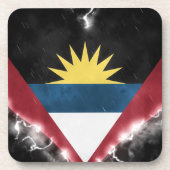 Starkes Antigua und Barbuda Untersetzer (Vorderseite)