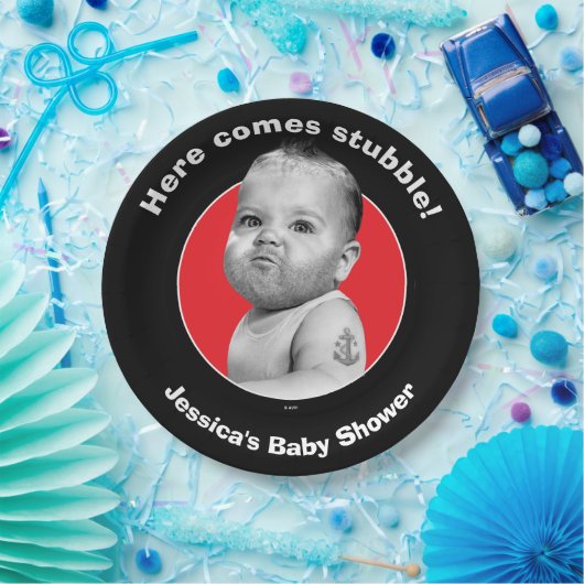 Starkes Beared Baby Pappteller (Party)