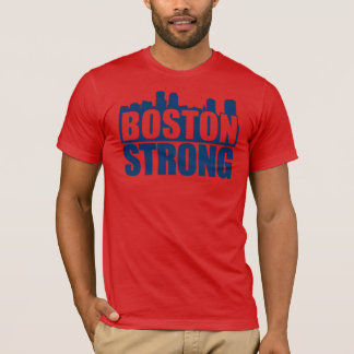 Starkes Blau Bostons T-Shirt