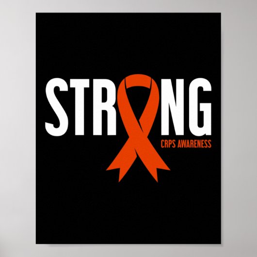 Starkes Crps Awareness Rsd Crps Awareness Poster (Vorne)