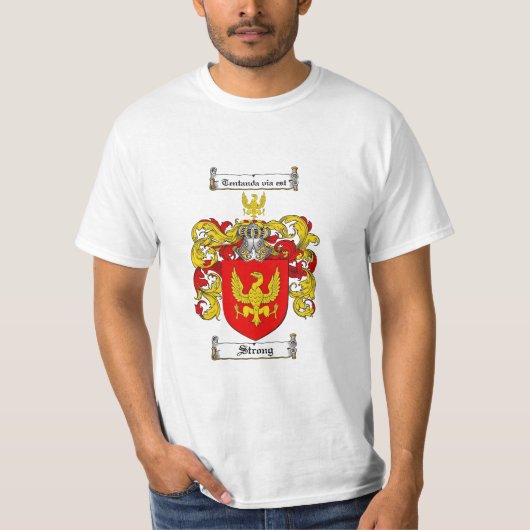Starkes Familienwappen - starkes Wappen T-Shirt (Vorderseite)