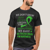 Starkes Gastroschisisbewusstsein Grünbewusstsein T-Shirt (Vorderseite)