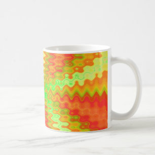 starkes gelb-orangees kaffeetasse