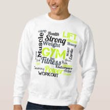 Starkes Gym-Workout-Wortwolke