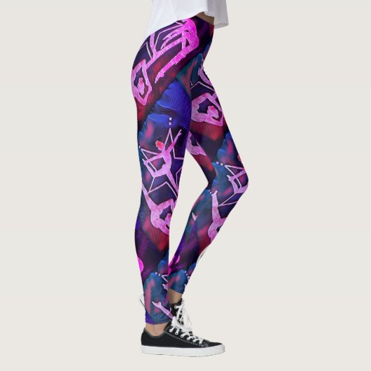 Starkes Gymnastik Leggings (Rechts)