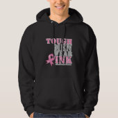 Starkes Herrenbekleidung-Rosa Hoodie (Vorderseite)