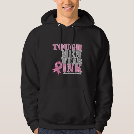 Starkes Herrenbekleidung-Rosa Hoodie (Vorderseite)