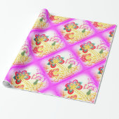 starkes hippie-Ähnliches Palme-Packpapier Geschenkpapier (Ungerollt)