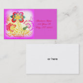 starkes hippie-Ähnliches Palmerosa Visitenkarte (Vorne/Hinten)