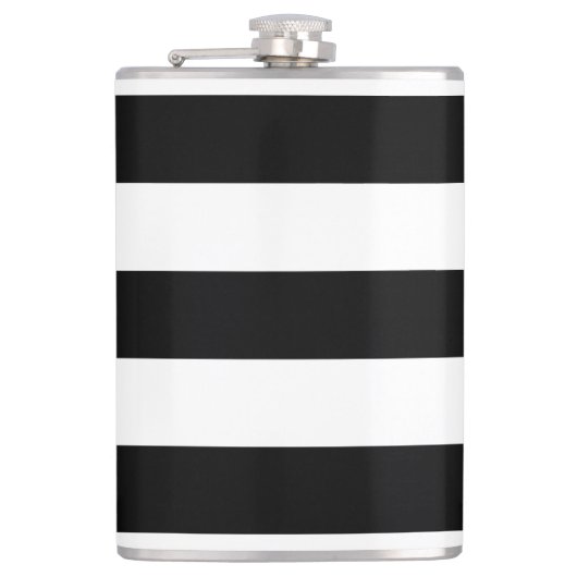 Starkes horizontales Streifen-Vinyl eingewickelte Flachmann (Vorderseite)