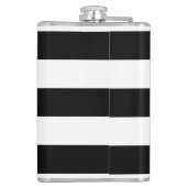 Starkes horizontales Streifen-Vinyl eingewickelte Flachmann (Rückseite)