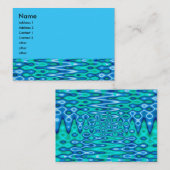 starkes Horizontblau Visitenkarte (Vorne/Hinten)