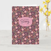 Starkes Karte (Gelbe Blume)