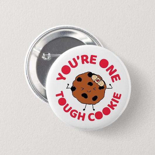 Starkes Keks Hoffnung Sie fühlen sich besser lusti Button (Vorne & Hinten)