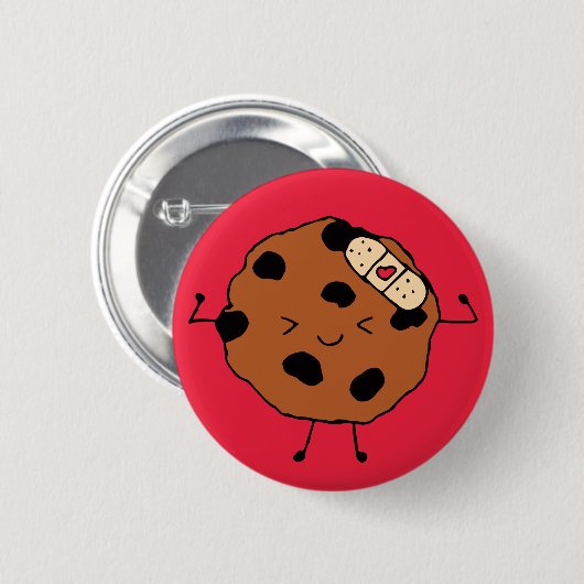 Starkes Keks Hoffnung Sie fühlen sich besser lusti Button (Vorne & Hinten)