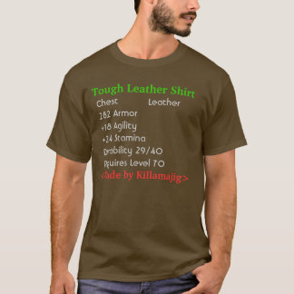 Starkes ledernes Shirt (lederne Rüstung) - mit