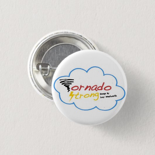 Starkes Logo-Abzeichen des Tornados Button (Vorne & Hinten)