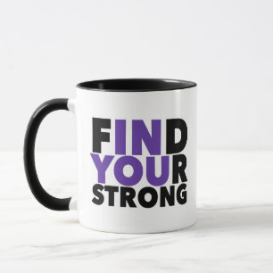 Starkes Motivierend Zitat Tasse