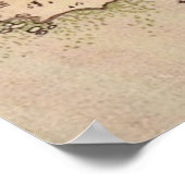 Starkes Oi, das den Sake gießt Poster (Ecke)