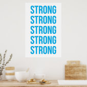 Starkes Poster (Küche)