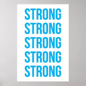Starkes Poster (Vorne)