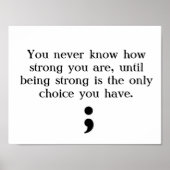 starkes Poster (Vorne)