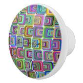 Starkes psychedelisches hippie-Ähnliches Keramikknauf (Rechts)