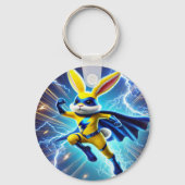 Starkes Rabbit Schlüsselanhänger (Vorderseite)