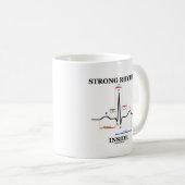Starkes Rhythmus-Innere (ECG/EKG Herzschlag) Kaffeetasse (VorderseiteRechts)