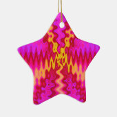starkes Rosa Keramik Ornament (Rechts)