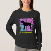 Starkes Schwarzes u. TANCoonhound T-Shirt (Vorderseite)