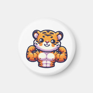 Starkes temporäres Tiger-Tattoo Magnet