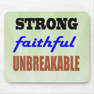 Starkes, treues Unzerbrechliches Mousepad