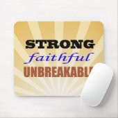 Starkes, treues Unzerbrechliches Mousepad (Mit Mouse)