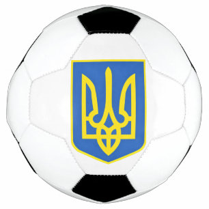 Starkes Ukraine-Wappen-Fußball Fußball