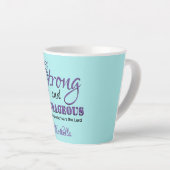 STARKES UND COURAGEOUS Personalisiertes Wasser Chr Milchtasse (Rechte Ecke)