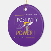 Starkes und motiviertes Design Keramik Ornament (Links)