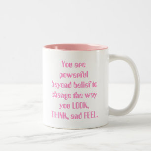 Starkes unglaubliches zweifarbige tasse