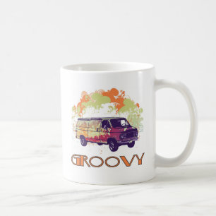 Starkes Van - Retro Siebzigerjahre Entwurf Kaffeetasse