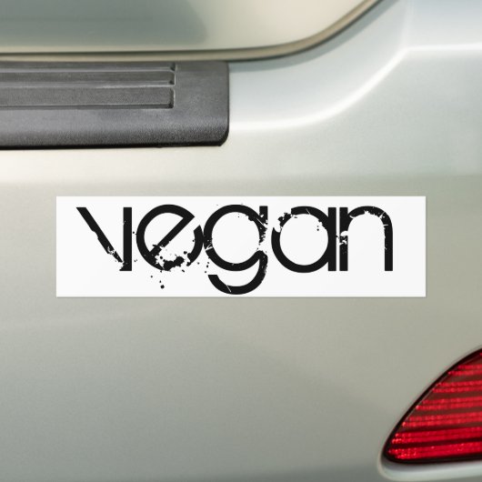 Starkes veganes autoaufkleber (Auf Auto)